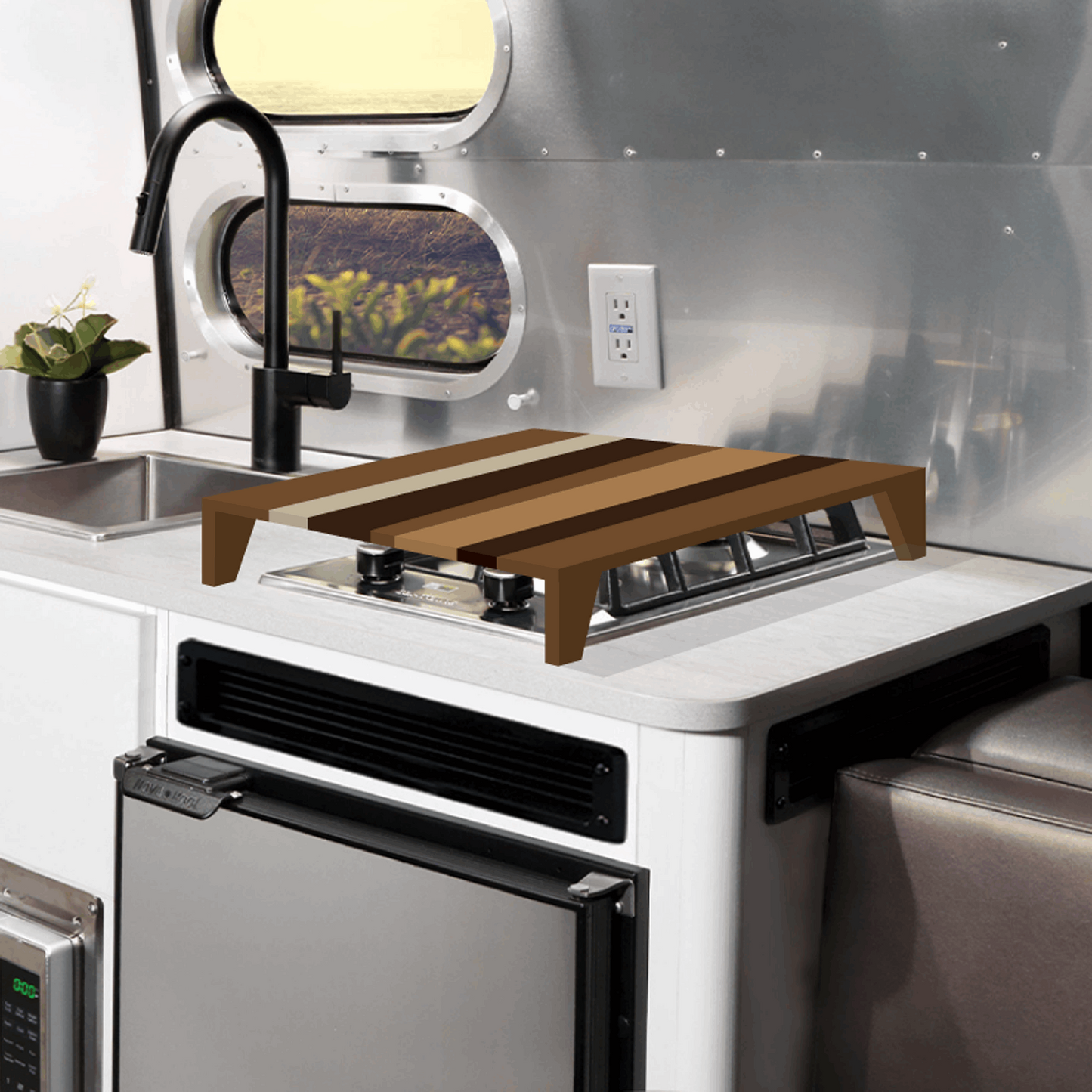 Airstream Caravel Cooktop Cover, 16 & 19, Airstream Accessory, Decor, Furnishing