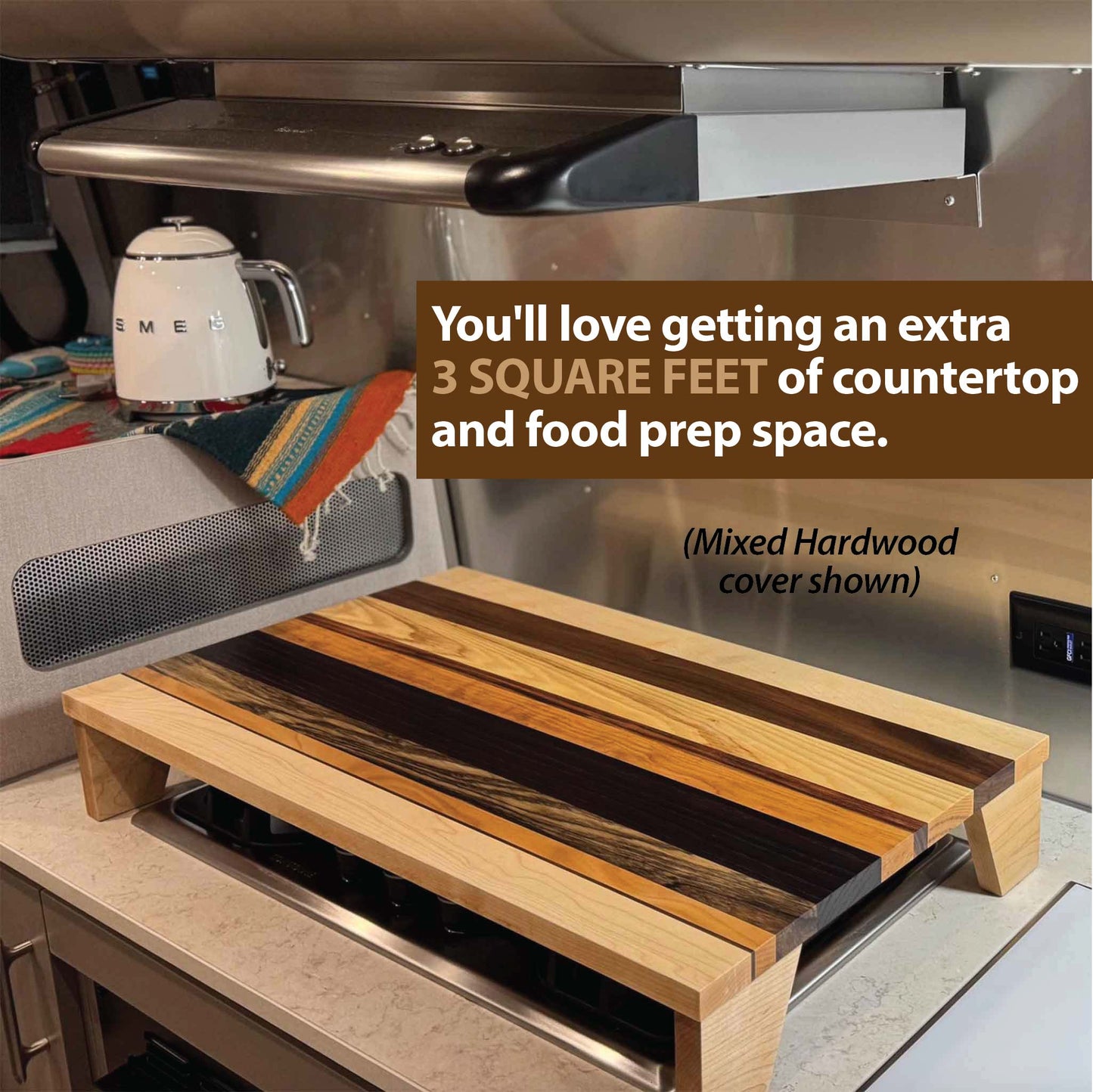 Airstream Caravel Cooktop Cover, Accessory, Decor, Caravel 20 & 22