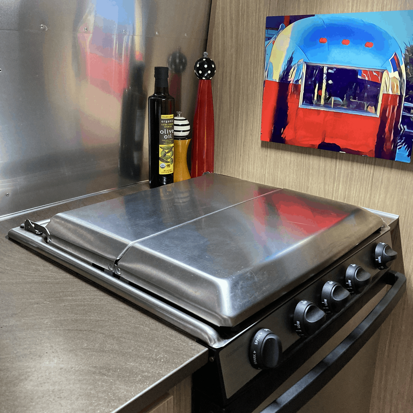 Airstream Cooktop Cover, Flying Cloud, International, Airstream Accessory, Decor